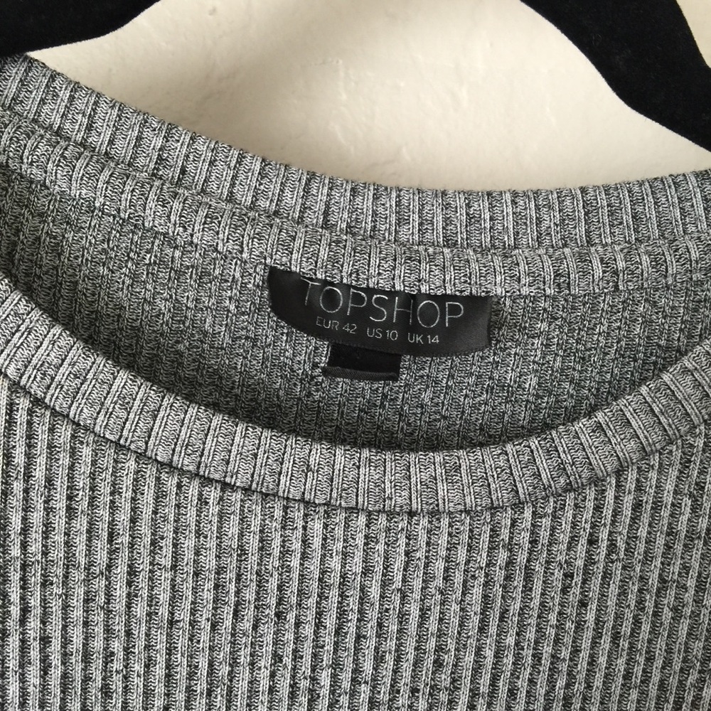 Topshop Ribbed Dress - Picture 4 of 5